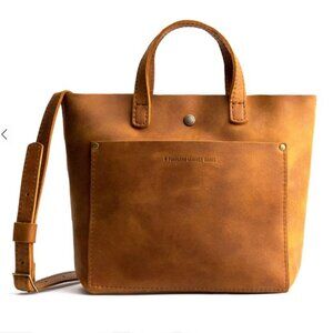 Portland Leather Mini Crossbody w/ Zipper in Dakota